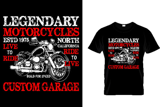 Next Print Motorcycles Design T-Shirts NPM1001