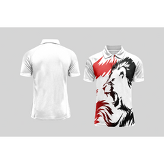 Next Print Cricket Polo Half White Customized Jersey NPCWH00A100
