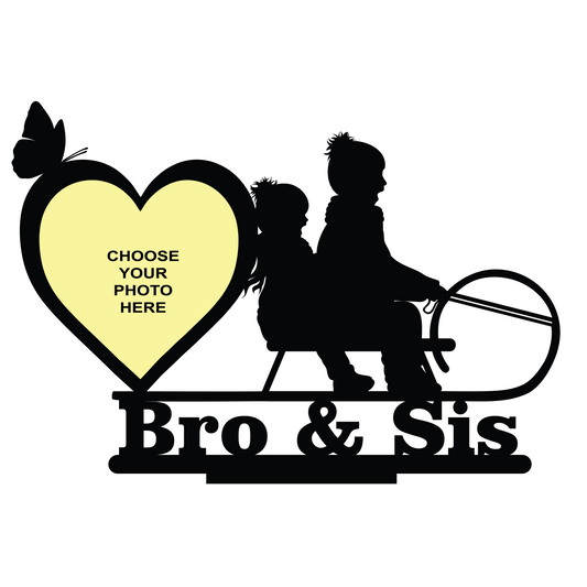 Best Brother & Sistre Stand Frame