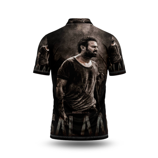 Next Print Salaar Movie Printed T-Shirt. Prabas.