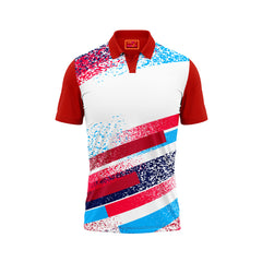 Red Polo Neck Half Sleeve T Shirt NextprintrB192