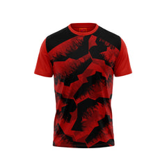 Red Round Neck Half Sleeve Tshirt NextprintrB194