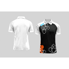 Next Print Cricket Polo Half White Customized Jersey NPCWH00A106