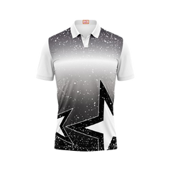 Next Print Customised Polo Neck White Jersey NPTS08