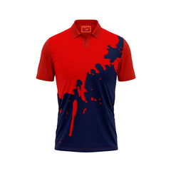 Red Polo Neck Half Sleeve T Shirt NextprintrC1155