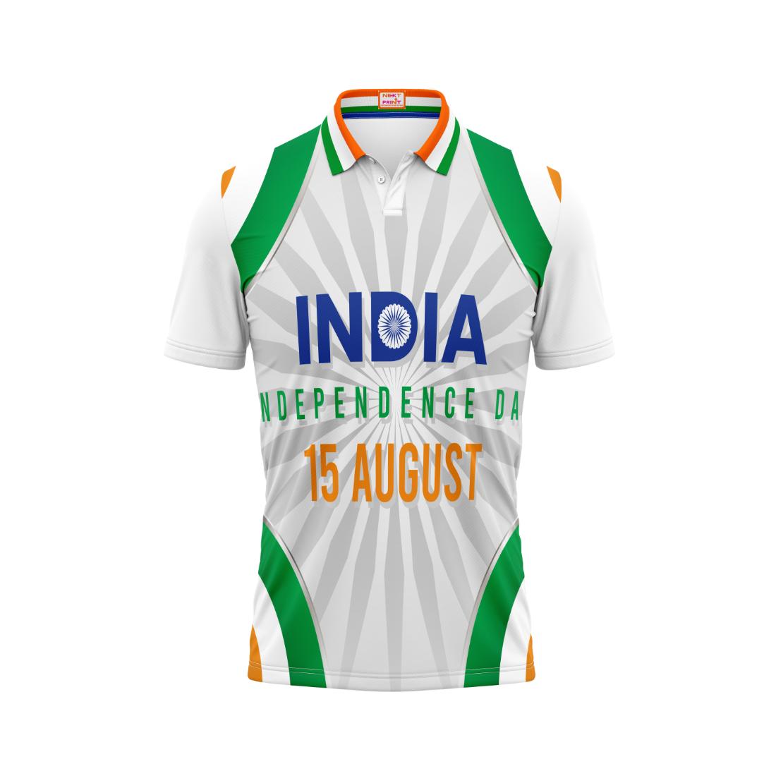 India Independence Day Jai Hind Jai Bharat Patriotic Printed T-Shirt | NextPrint