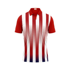 Next Print Customized Polo Neck Red Jersey NPTS02