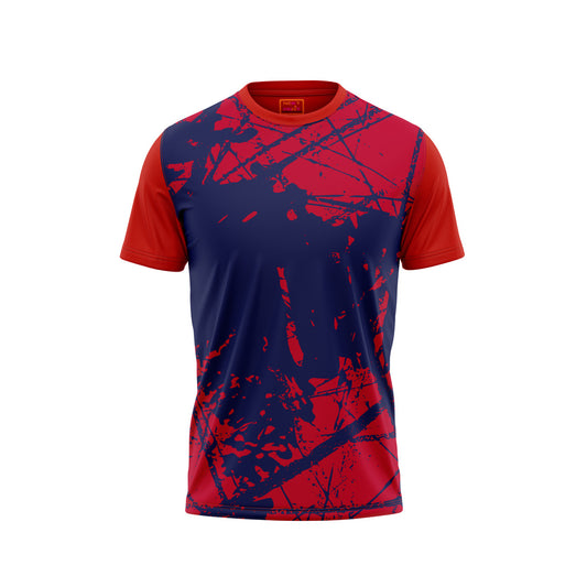 Red Round Neck Half Sleeve Tshirt NextprintrC1180