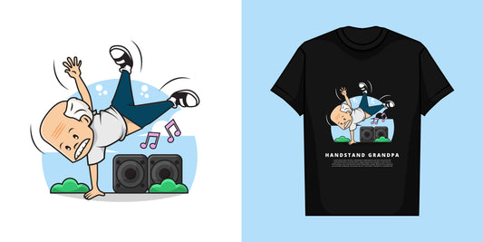 Hand Stand Grandpa