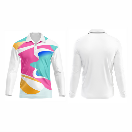 Next Print Polo Neck White Customized Jersey NP00001A276