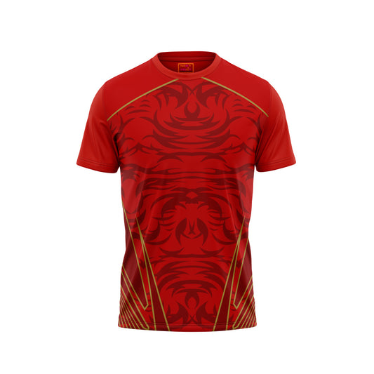 Red Round Neck Half Sleeve Tshirt NextprintrC1200