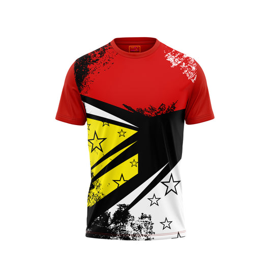 Red Round Neck Half Sleeve Tshirt NextprintrC1209