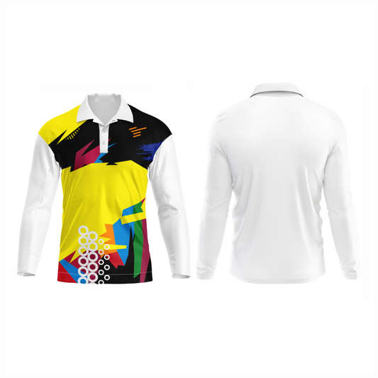Next Print Polo Neck White Customized Jersey NP00001A274