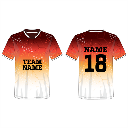 All Over Printed Customized Sublimation T-Shirt Unisex Sports Jersey Player Name & Number, Team Name And Logo. 1164674359