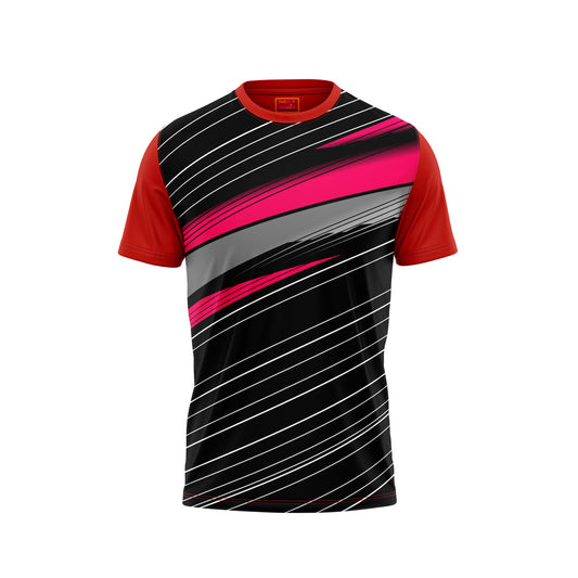 Red Round Neck Half Sleeve Tshirt NextprintrC1220