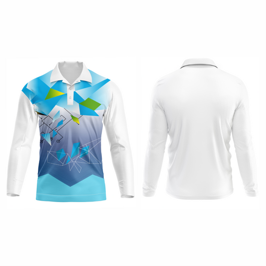 Next Print Polo Neck White Customized Jersey NP00001A271