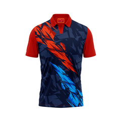 Red Polo Neck Half Sleeve T Shirt NextprintrC1275