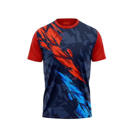 Red Round Neck Half Sleeve Tshirt NextprintrC1275