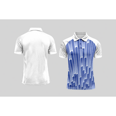 Next Print Cricket Polo Half White Customized Jersey NPCWH00A120