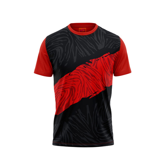 Red Round Neck Half Sleeve Tshirt NextprintrC1283