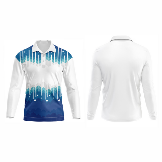 Next Print Polo Neck White Customized Jersey NP00001A269