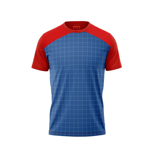 Red Round Neck Half Sleeve Tshirt NextprintrC1293