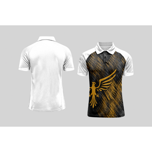 Next Print Cricket Polo Half White Customized Jersey NPCWH00A122