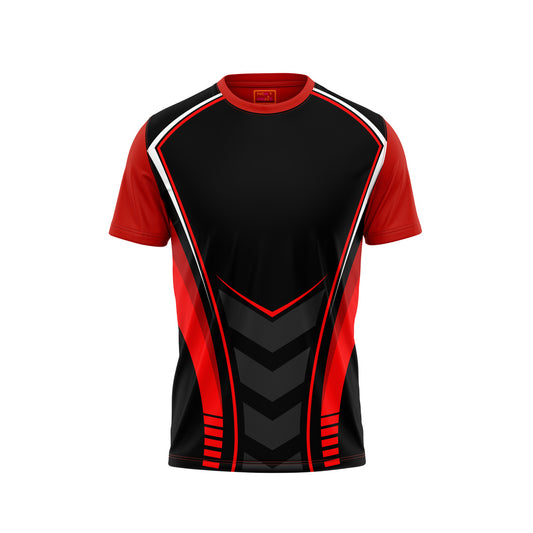 Red Round Neck Half Sleeve Tshirt NextprintrC134