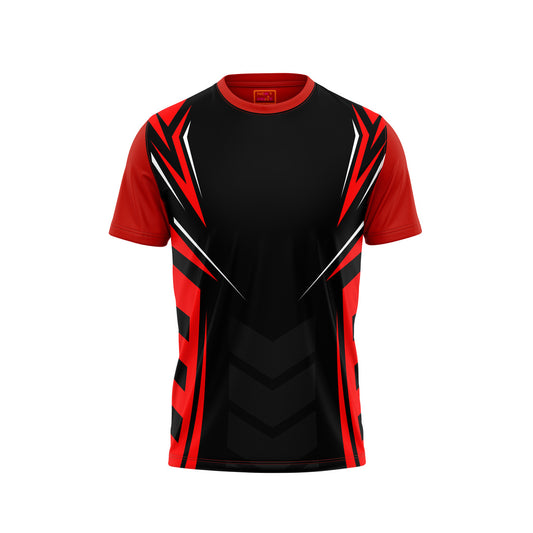 Red Round Neck Half Sleeve Tshirt NextprintrC142