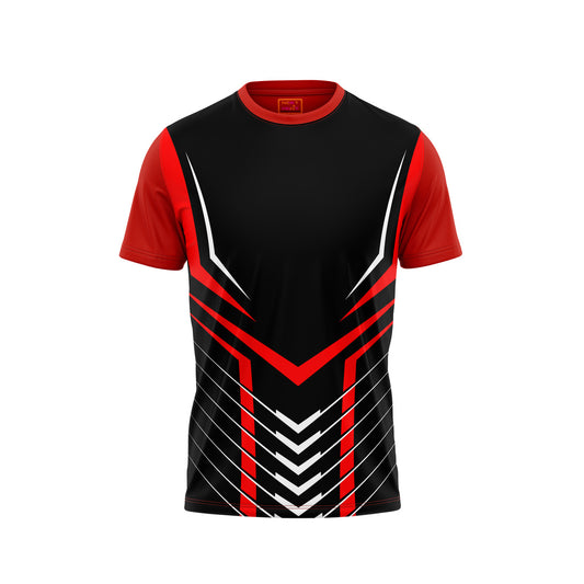 Red Round Neck Half Sleeve Tshirt NextprintrC146