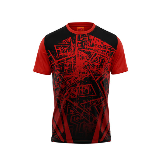 Red Round Neck Half Sleeve Tshirt NextprintrC152