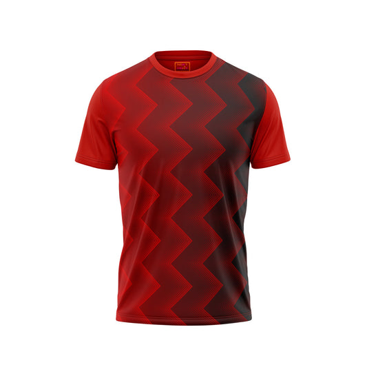 Red Round Neck Half Sleeve Tshirt NextprintrC167