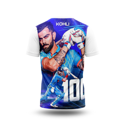 Virat Kohli Photo Printed T-Shirt.