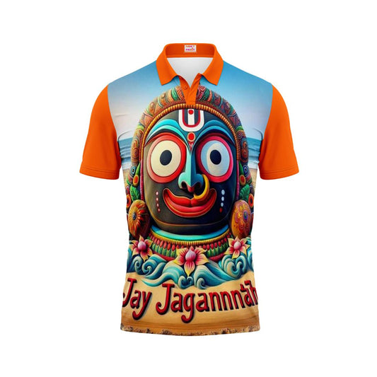 Next Print Puri Jagannath Photoprinted Tshirt Orange Colour Design 12