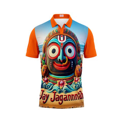 Next Print Puri Jagannath Photoprinted Tshirt Orange Colour Design 12
