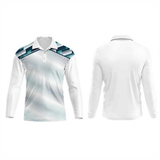 Next Print Polo Neck White Customized Jersey NP00001A227