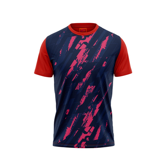 Red Round Neck Half Sleeve Tshirt NextprintrC180