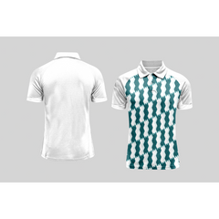 Next Print Cricket Polo Half White Customized Jersey NPCWH00A131