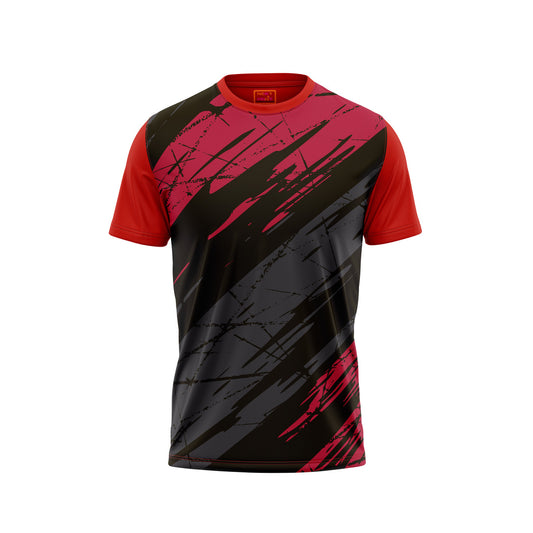 Red Round Neck Half Sleeve Tshirt NextprintrD1266