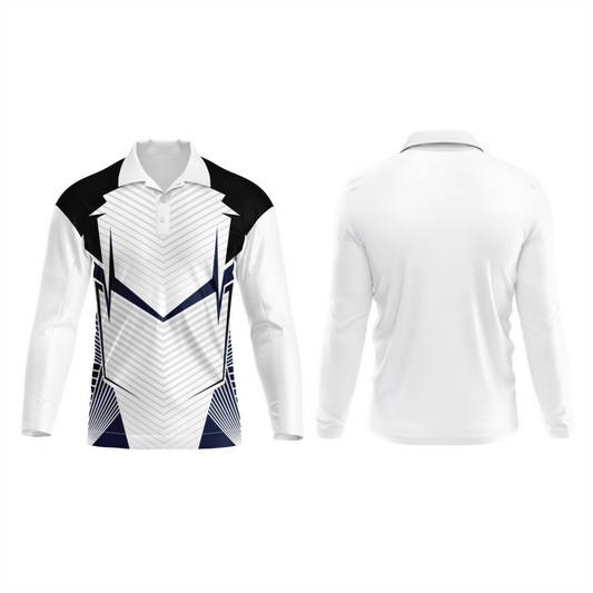 Next Print Polo Neck White Customized Jersey NP00001A243