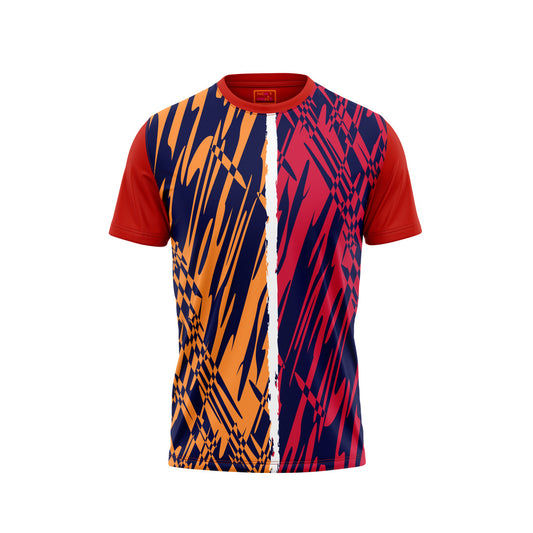 Red Round Neck Half Sleeve Tshirt NextprintrE1104