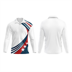 Next Print Polo Neck White Customized Jersey NP00001A237