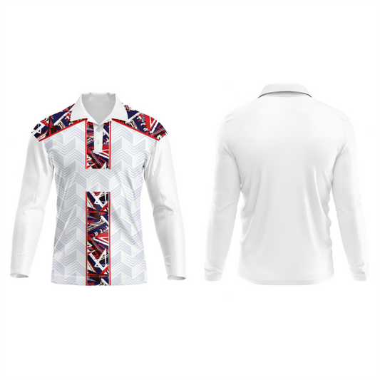 Next Print Polo Neck White Customized Jersey NP00001A234