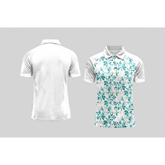 Next Print Cricket Polo Half White Customized Jersey NPCWH00A135