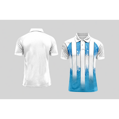 Next Print Cricket Polo Half White Customized Jersey NPCWH00A137