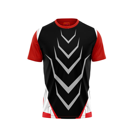 Red Round Neck Half Sleeve Tshirt NextprintrE1131