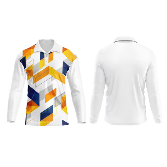 Next Print Polo Neck White Customized Jersey NP00001A251