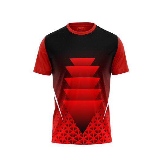 Red Round Neck Half Sleeve Tshirt NextprintrE1136