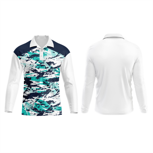 Next Print Polo Neck White Customized Jersey NP00001A249