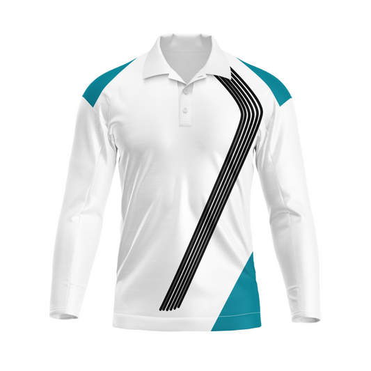 Next Print Polo Neck White Customized Jersey NP00001A13